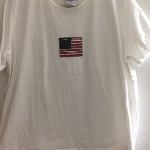 Top with American flag